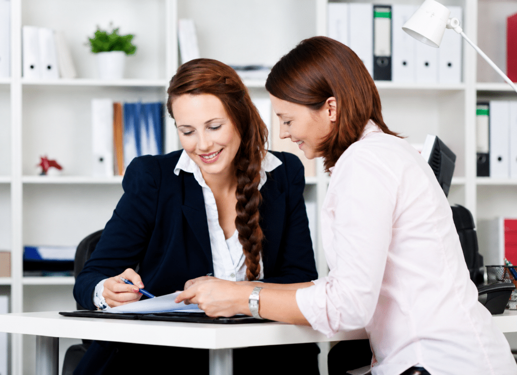 Dermatologist and dedicated account manager working together Dedicated Account Management For Ophthalmology Practices